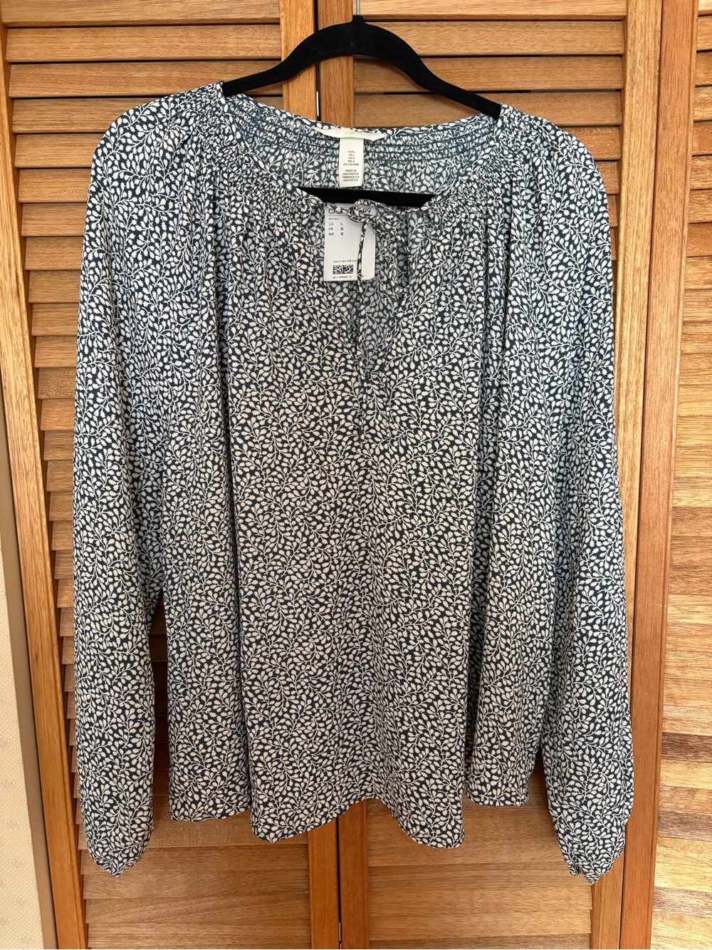 NWT H&M Oversized Crepe Blouse